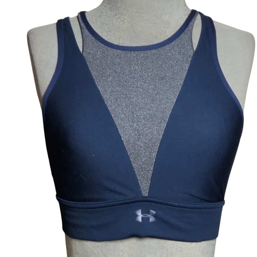 Under Armour Navy Blue Sports Bra Size Small